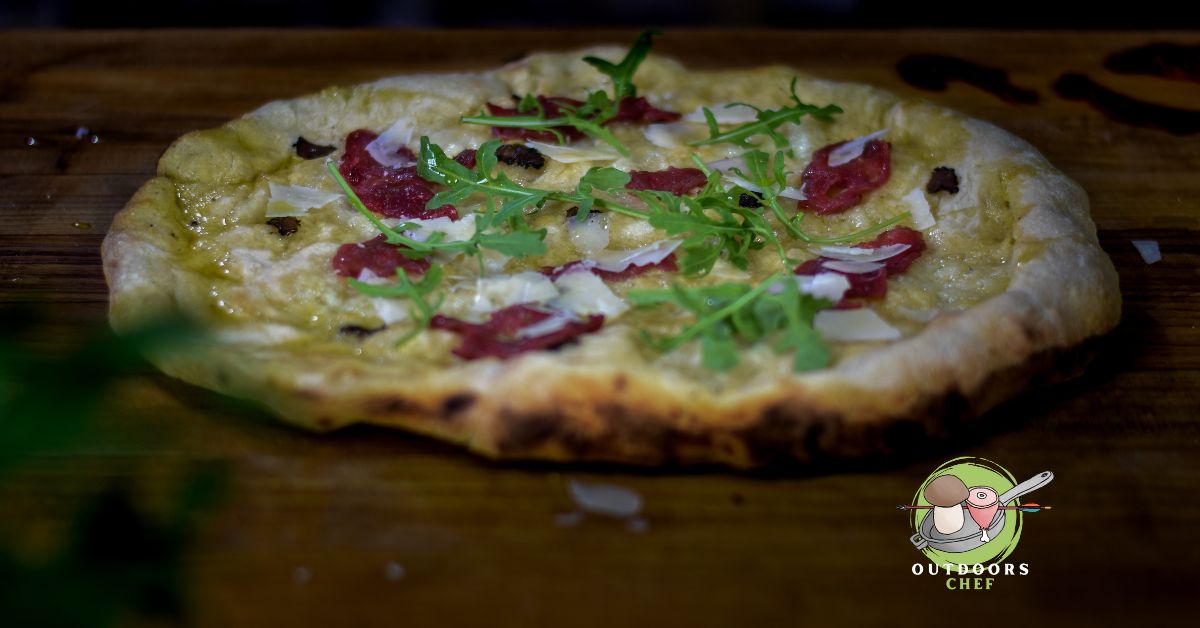 Venison Carpaccio Pizza